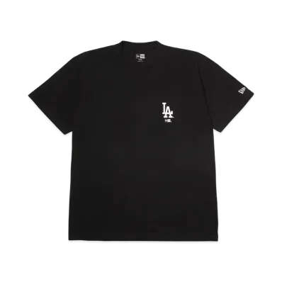 NEW ERA Short Sleeve Cotton T-Shirt Los Angeles Dodgers Regular Fit "Black"