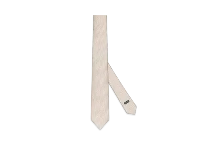 Dior Oblique Tie Silk "Beige"