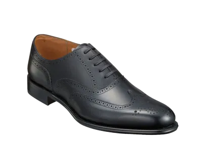 REGAL Wing Tip Calf Leather "Black" 03DRCD