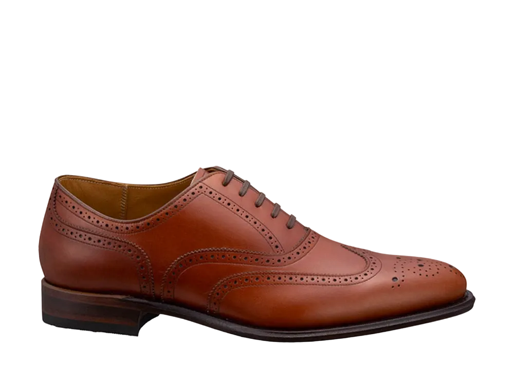 REGAL Wing Tip Calf Leather "Brown" 03DRCD