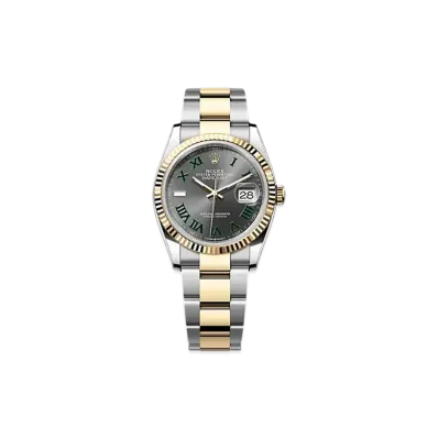 ROLEX Datejust 36 Oystersteel & Yellow Gold "Grey"