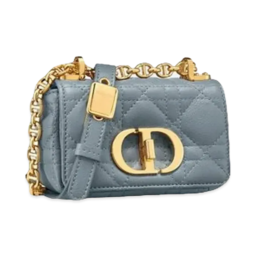 Dior Micro Dior Caro Bag "Blue"