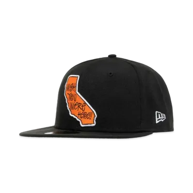 Stussy Wish You Were Here New Era Cap "Black"