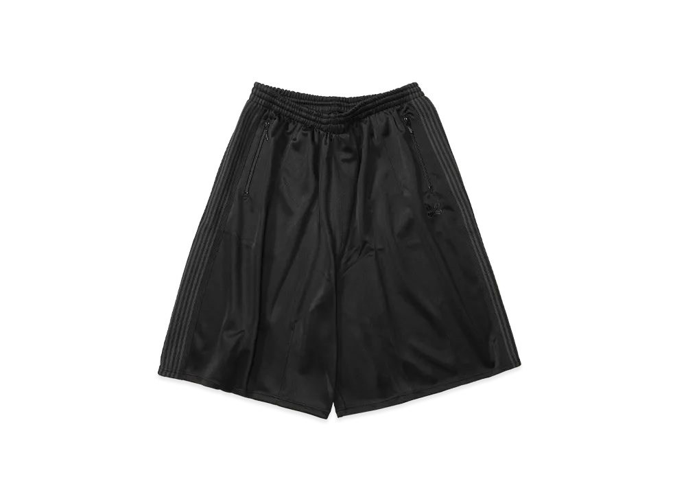 NEEDLES x STUDIOUS H.D Track Short Pant - Poly Smooth "Black2"