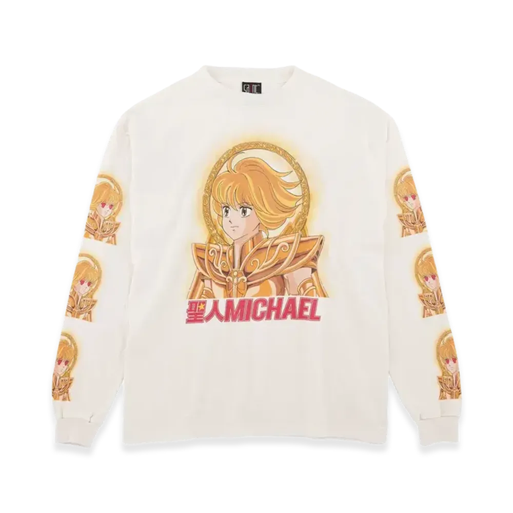 SAINT Mxxxxxx LS Tee Saint MICHAEL "White"