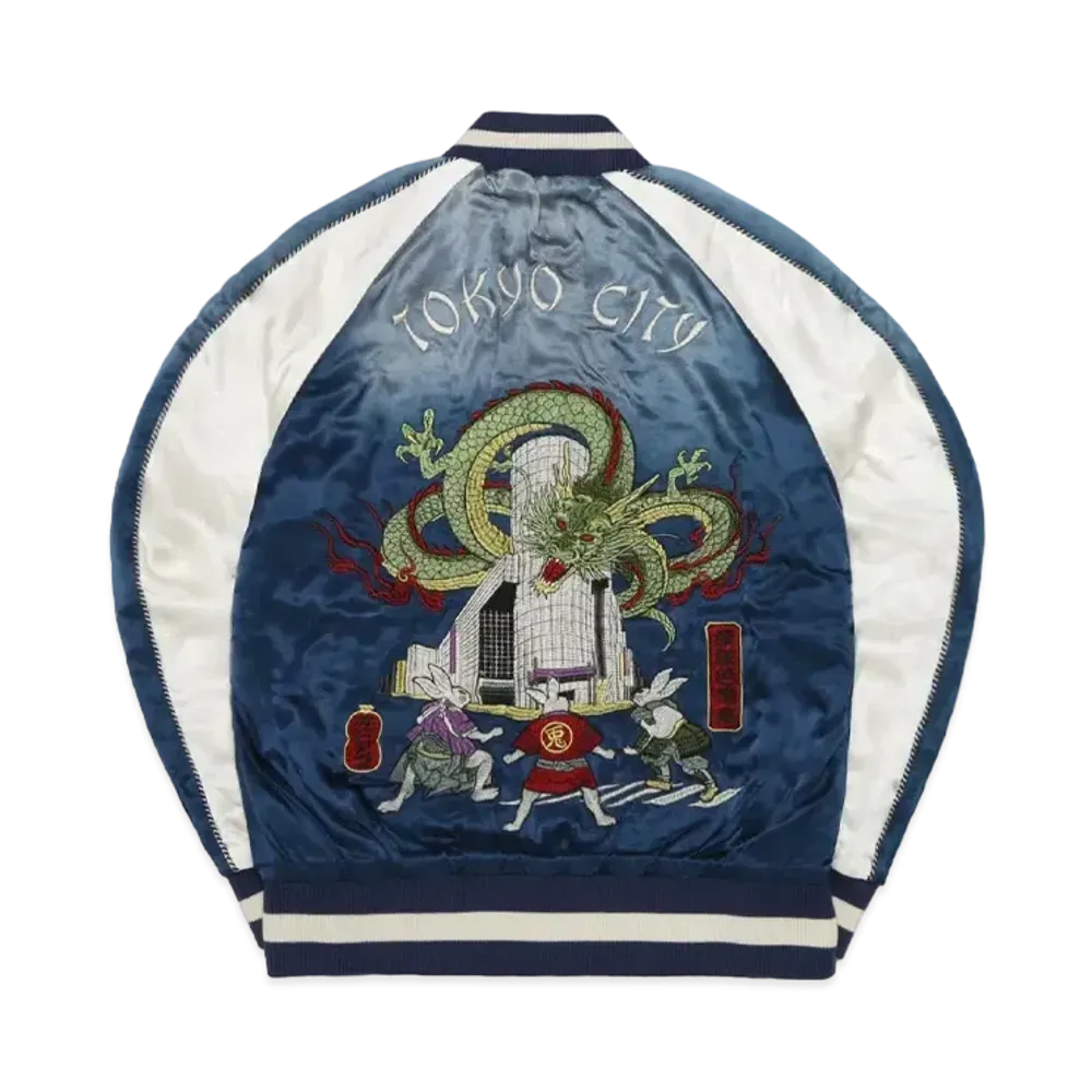 FR2 TOKYO CITY Souvenir Jacket ‐Aging Model‐ "Navy"