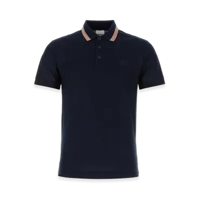 Burberry Piquet Polo Shirt "Midnight Blue"