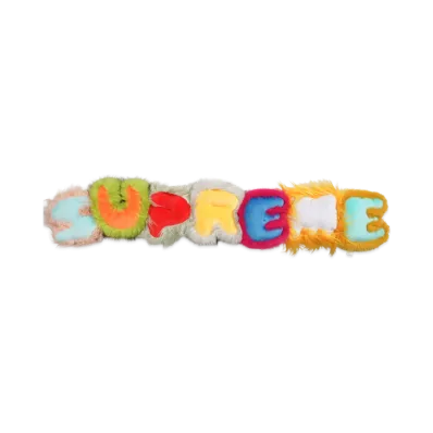 Supreme Faux Fur Pillow "Multicolor"