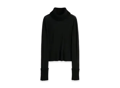 OUR LEGACY Women's Inverse Turtleneck "Black Superfine Merino"