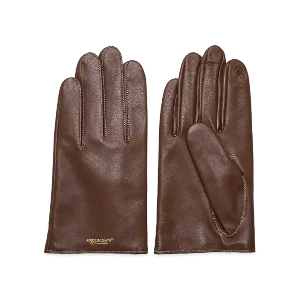 UNDERCOVER Sheepskin Gloves "Brown"