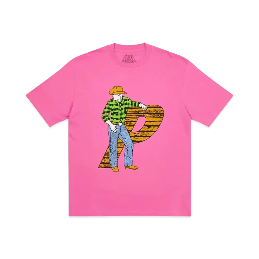 PALACE Saddle Up T-Shirt "Pink"