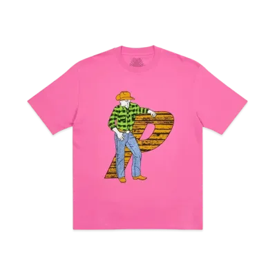 PALACE Saddle Up T-Shirt "Pink"