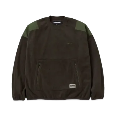 NEIGHBORHOOD Fleece Crewneck LS "Olive Drab"