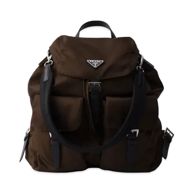 PRADA Re-Nylon Backpack "Sienna Brown"