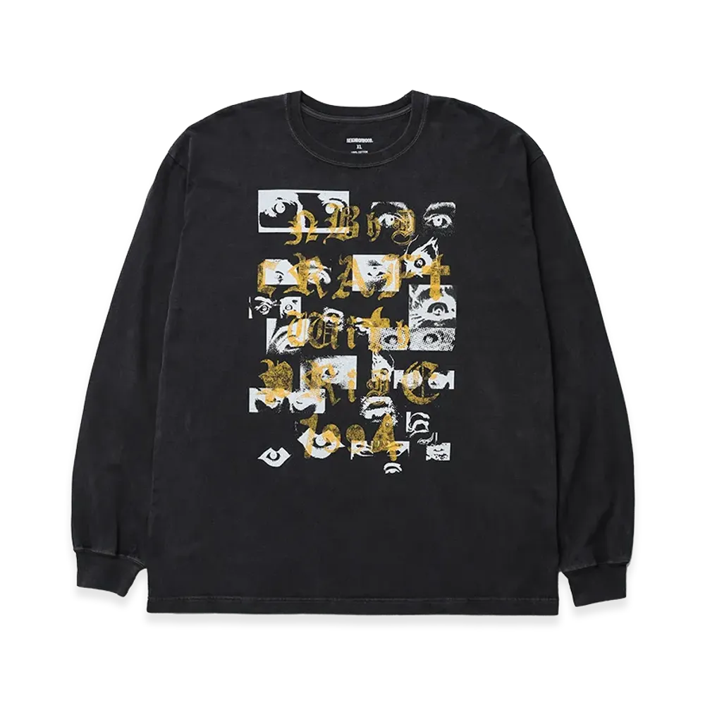 NEIGHBORHOOD Nh . Tee LS-5 "Black"