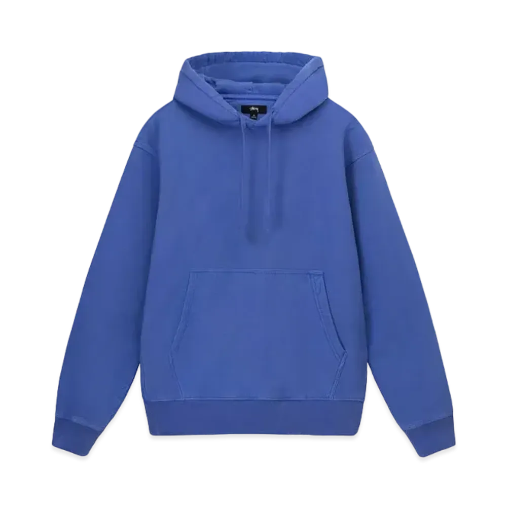 Stussy Pigment Dyed Fleece Hoodie "Ultramarine"