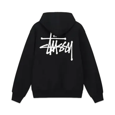 Stussy Basic Stussy Hoodie 2023 "Black"