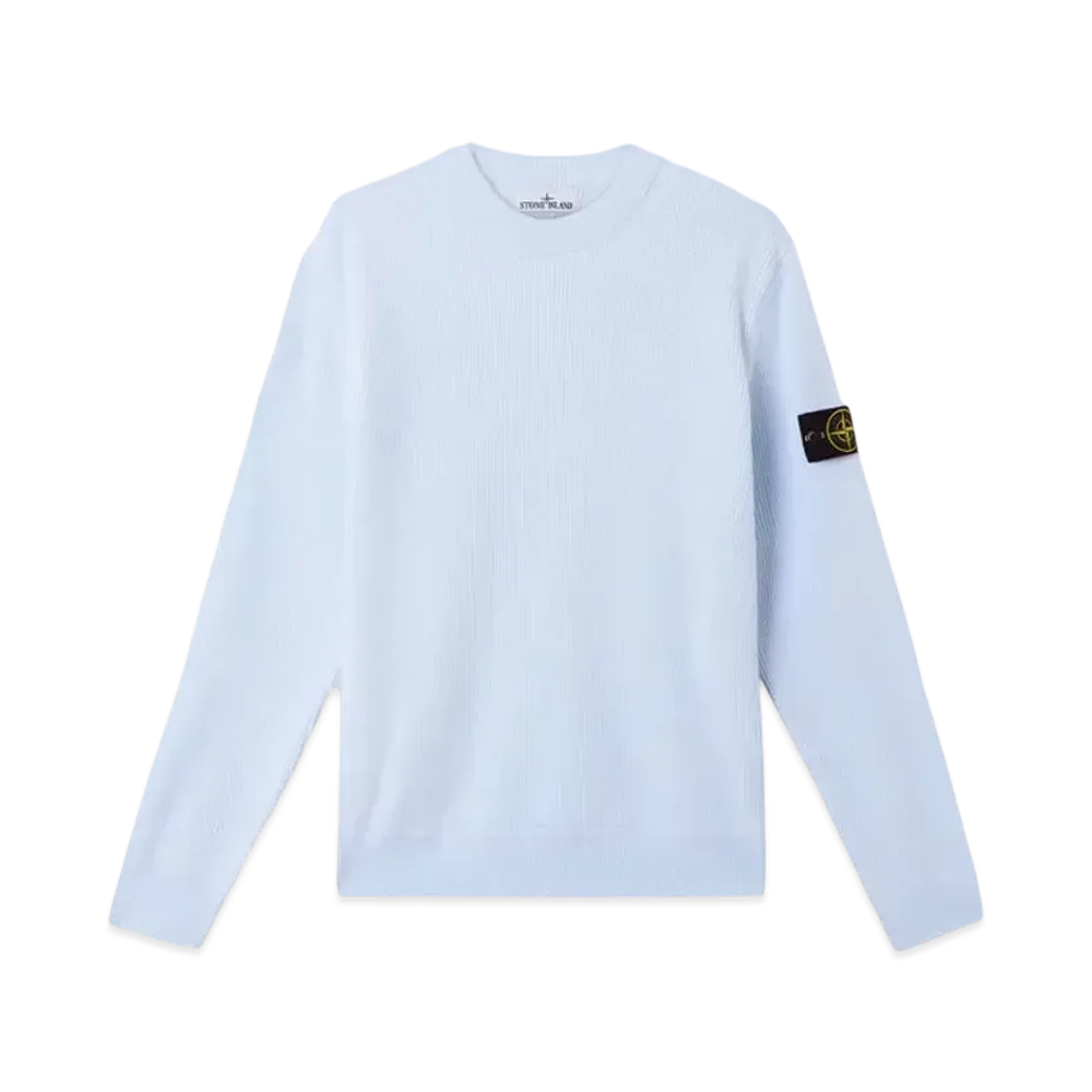 Stone Island 5100054 Ribbed Soft Organic Cotton "Sky Blue"