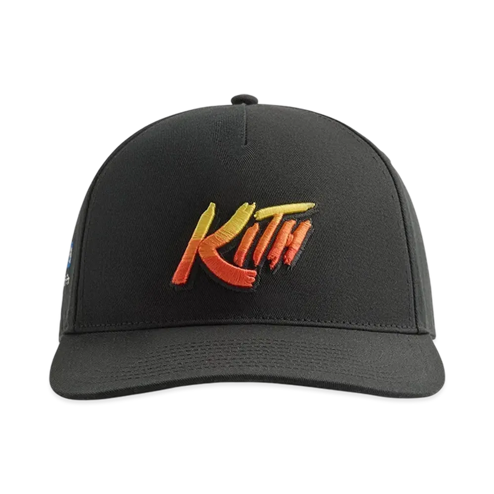 Kith x Capcom for New Era Street Fighter Bay Low Pinch Crown Snapback "Black"
