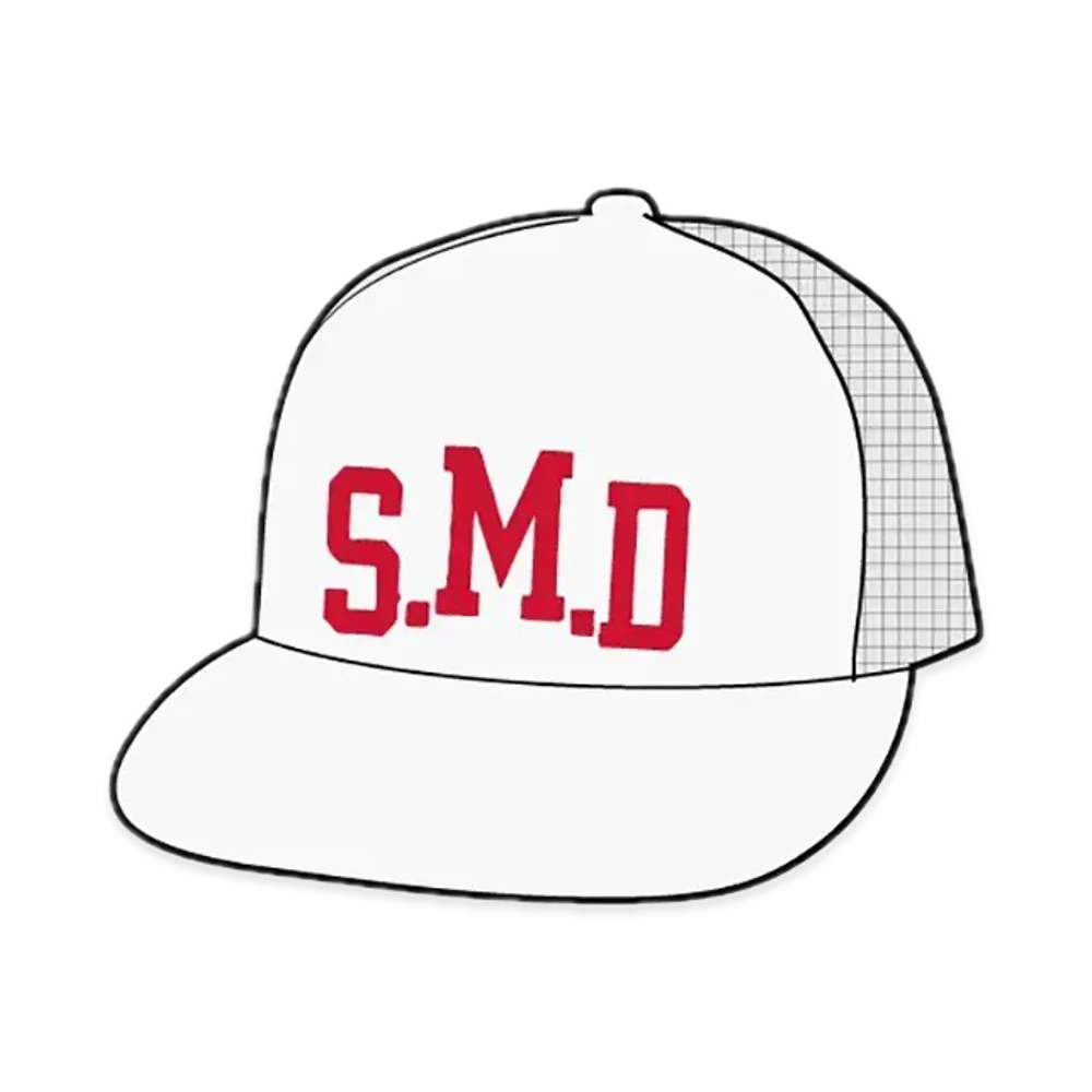 Supreme SMD Mesh Back 5-Panel "White"