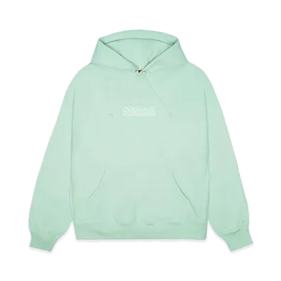 Supreme Box Logo Hooded Sweatshirt "Light Green" (23FW)
