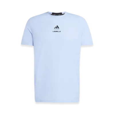 adidas Les Mills Graphic Short-Sleeve T-Shirt "Glow Blue"