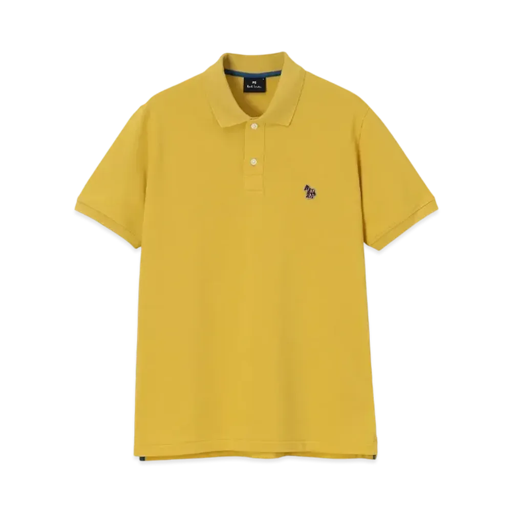 Paul Smith Zebra Patch Polo Shirt "GoldYellow"