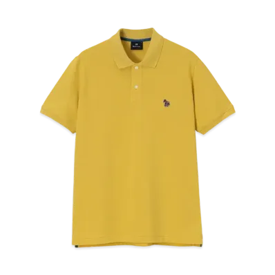 Paul Smith Zebra Patch Polo Shirt "GoldYellow"