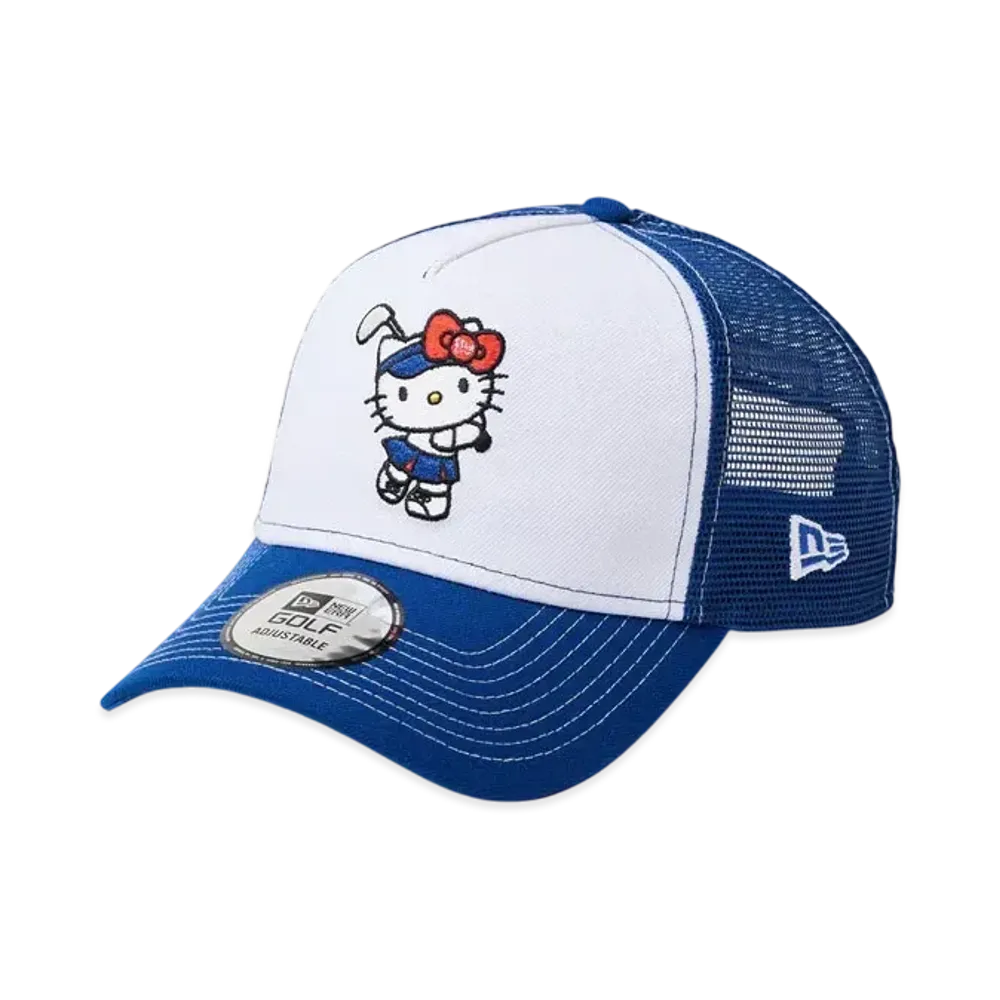 NEW ERA x HELLO KITTY Golf Women's 9Forty A-Frame Tracker Hello Kitty "White/Royal"