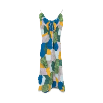 KIKO KOSTADINOV Orpheus Intarsia Dress "Multi"