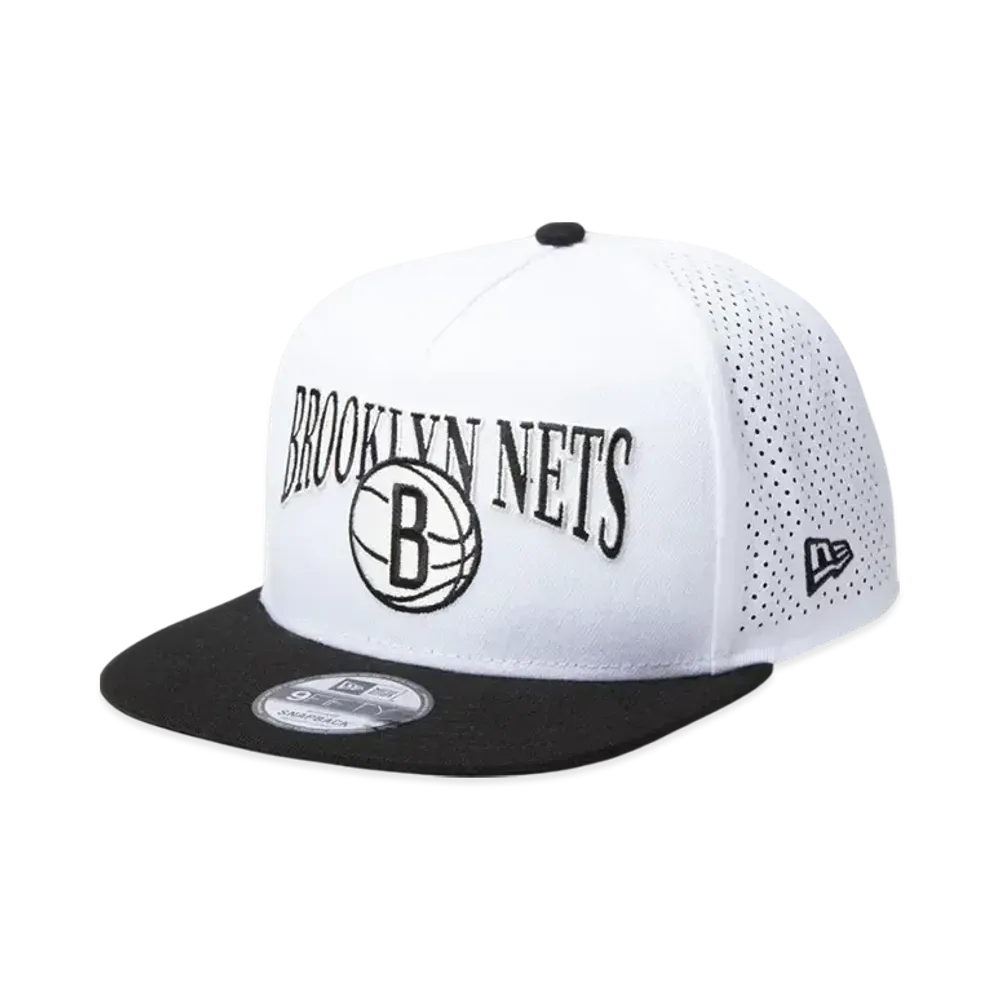 NEW ERA 9Fifty A-Frame NBA 2-Tone Brooklyn Nets "White/Black"
