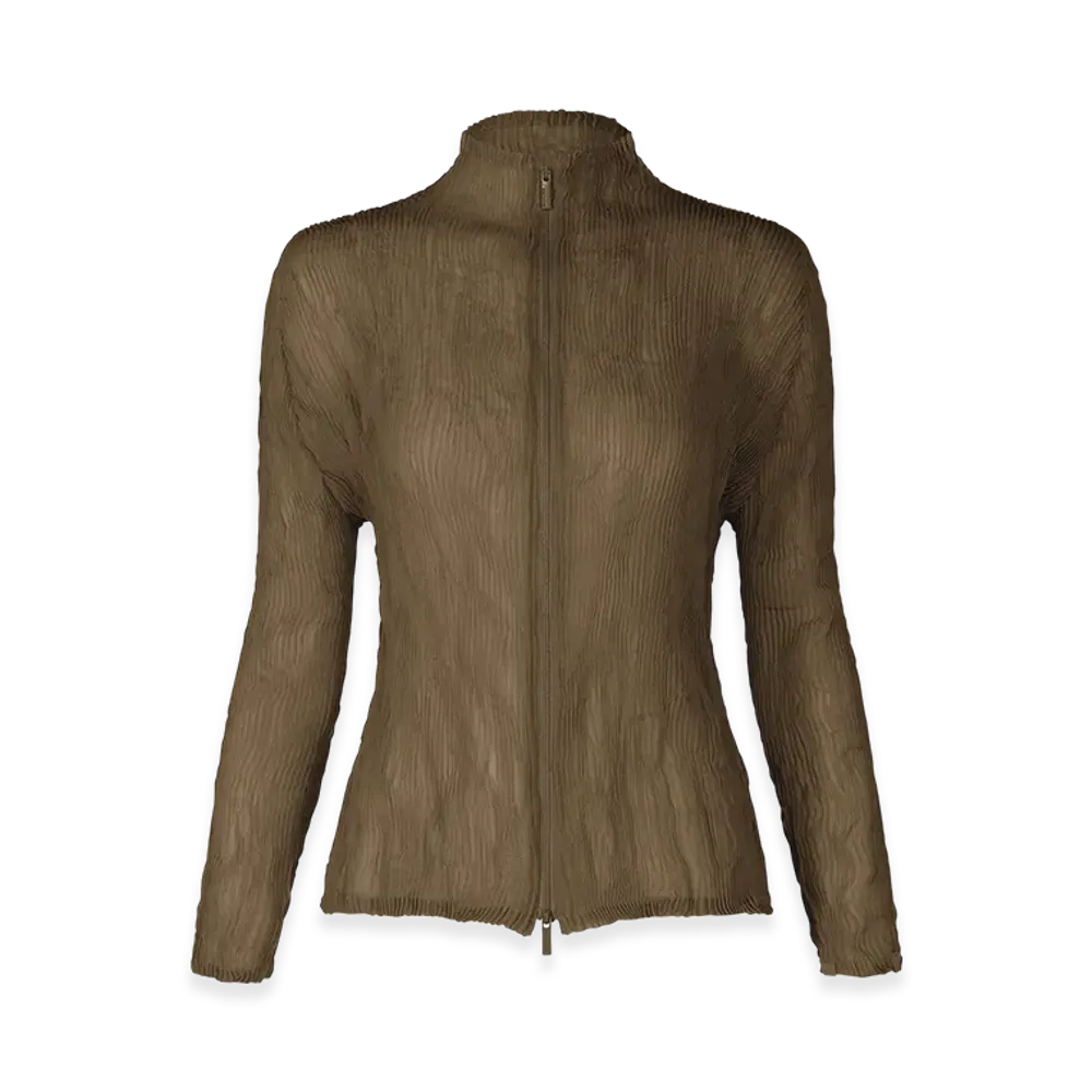 ISSEY MIYAKE Chiffon Twist 1 "DarkBrown"