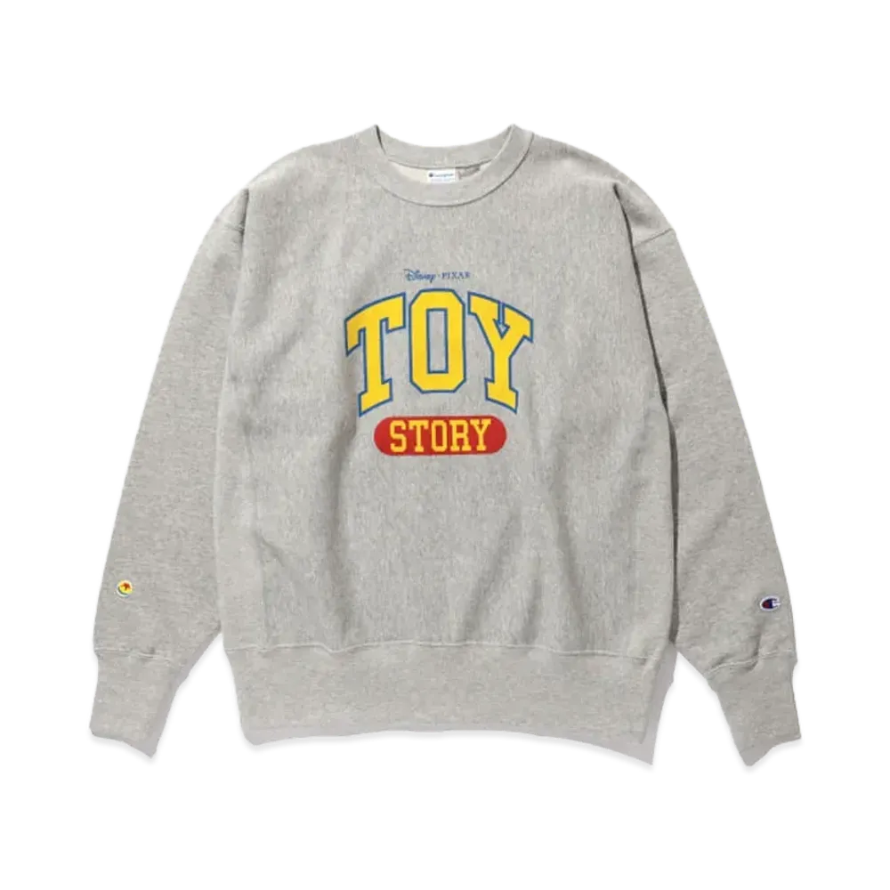 Champion x BEAMS x TOY STORY Crew Sweatshirt "O.Gray"