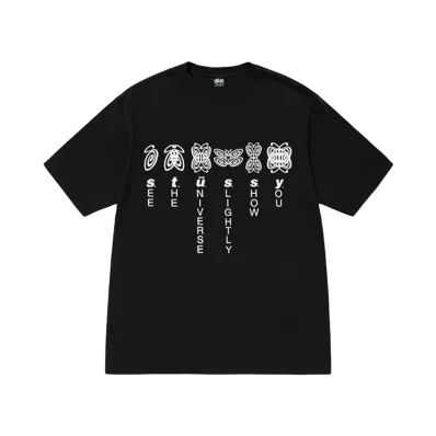 Stussy Universe Tee Pigment Dyed "Black"