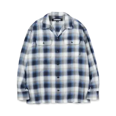 NEIGHBORHOOD Blockombre Shirt LS "Blue"