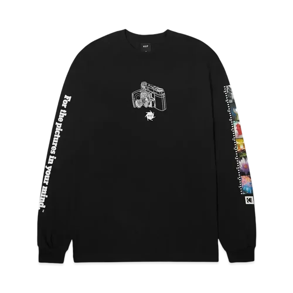 HUF x KODAK Inner Vision LS Tee "Black"