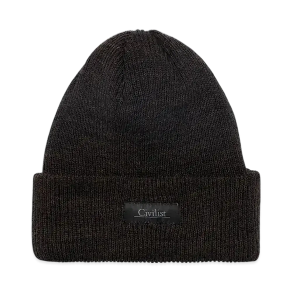 Civilist Schurwolle Beanie "Brown"