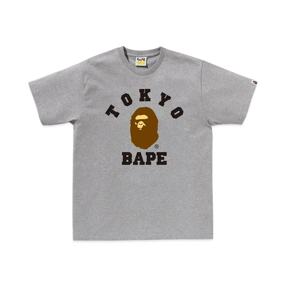 A BATHING APE Tokyo College Tee "Gray"