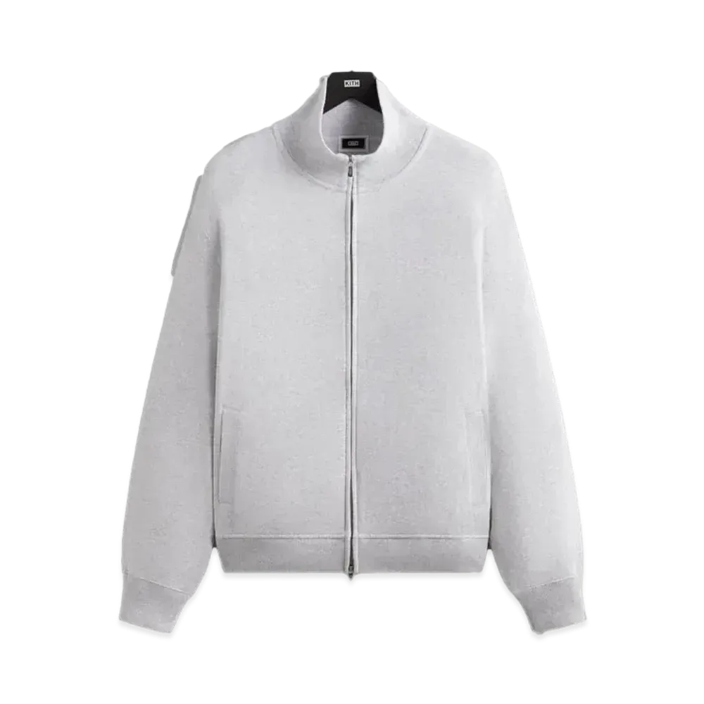 Kith Fleece Wyona Full Zip "Light Heather Grey"