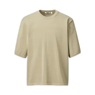 Uniqlo U 24SS Knit T-Shirt "Beige"