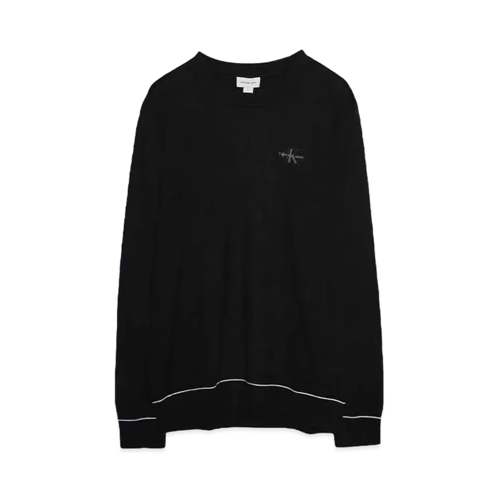 Calvin Klein Jeans A- ESSENSTIAL CN SWEATER " CK BLACK"