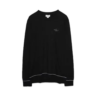 Calvin Klein Jeans A- ESSENSTIAL CN SWEATER " CK BLACK"