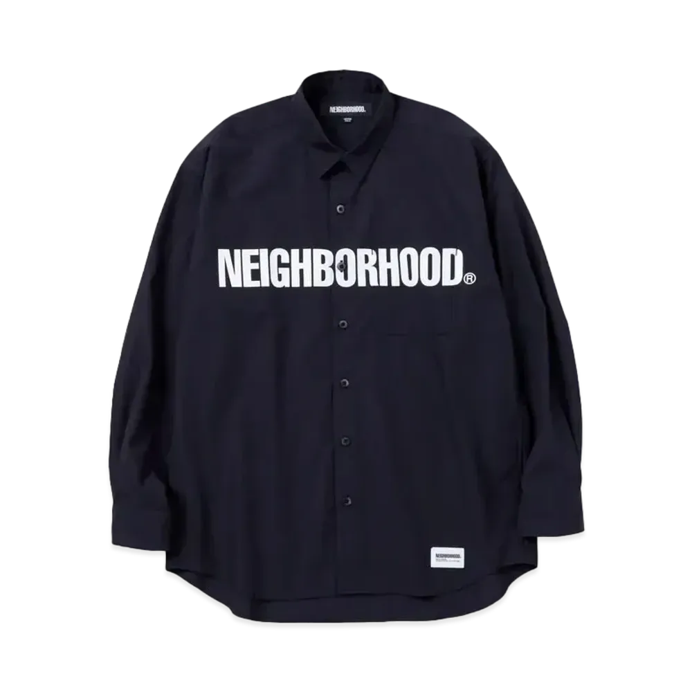 NEIGHBORHOOD CI Print Shirt LS "Navy"