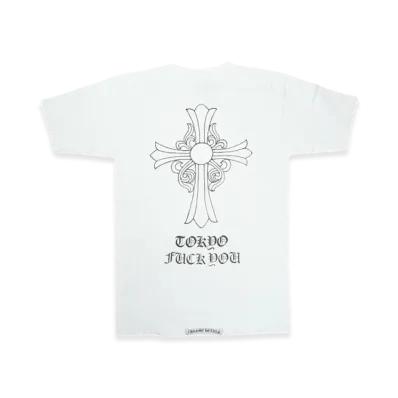 Chrome Hearts Tokyo Fuck You Old Cross S/S T-Shirt "White"