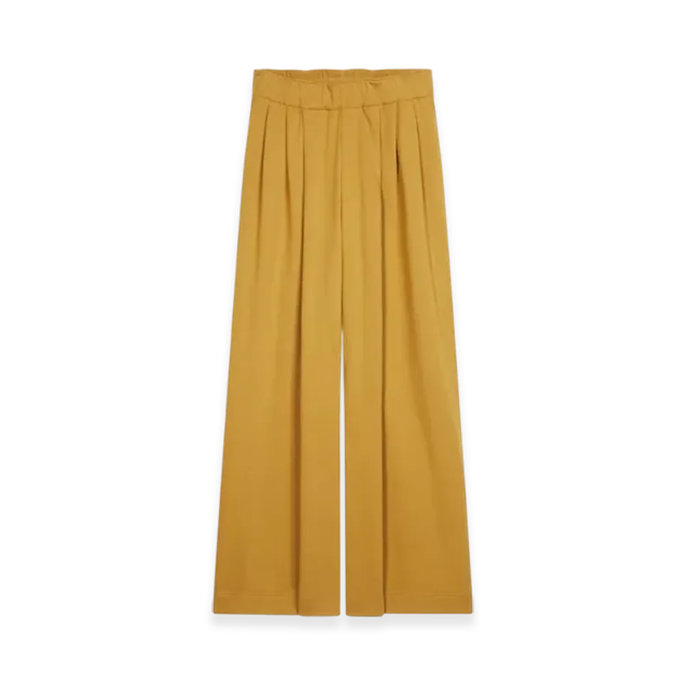 DRIES VAN NOTEN Pleated Sweatpants "Ocra"