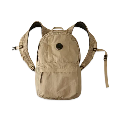 C.P. Company Nylon B Lens Backpack "Vintage Khaki Beige"