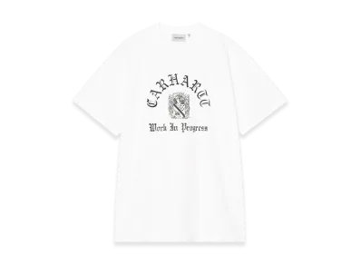 Carhartt WIP S/S Coat Of Arms T-Shirt "White(Heavy Stone Wash)"