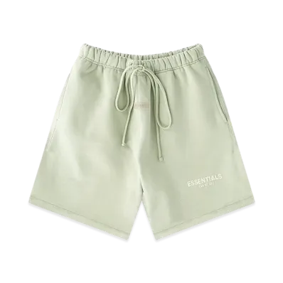 FEAR OF GOD ESSENTIALS Point Logo Half Pants "Seafoam"