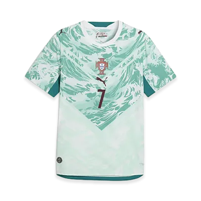 PUMA Soccer 2026 Portugal Away Authentic Jersey #7 Ronaldo "PUMA White"