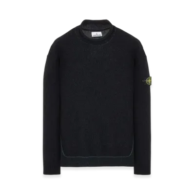 Stone Island 527C7 Lambswool Mockneck Knit - 22FW "Dark Green"